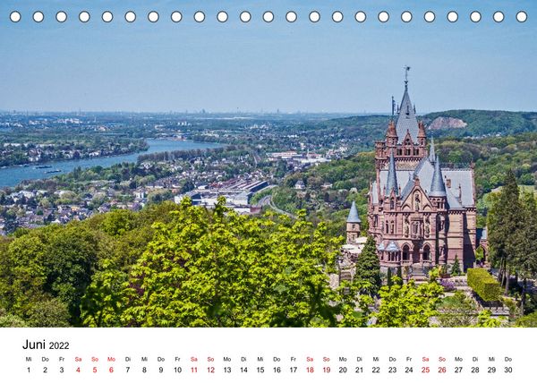 Produktbild: Der Drachenfels - Sch&ouml;ne Aussichten (Tischkalender 2022 DIN A5 quer)