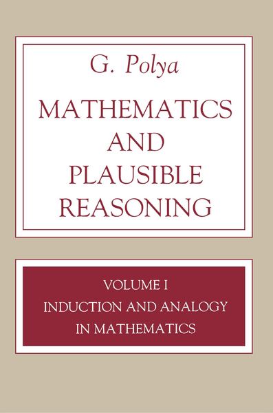 Produktbild: Mathematics and Plausible Reasoning, Volume 1