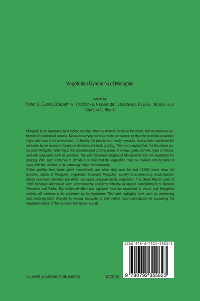 Produktbild: Vegetation Dynamics of Mongolia