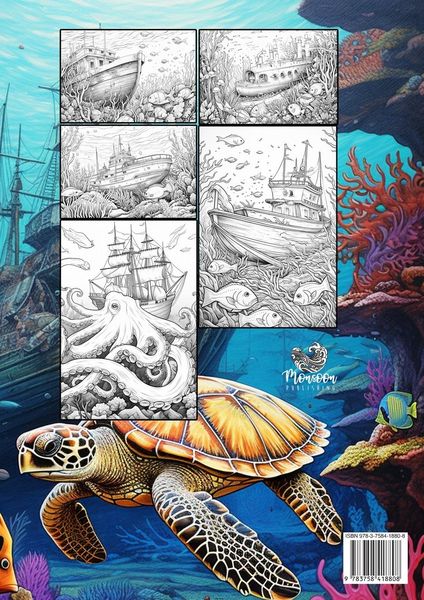 Produktbild: Schiffswrack Malbuch f&uuml;r Erwachsene