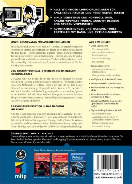 Produktbild: Linux Basics f&uuml;r Hacker