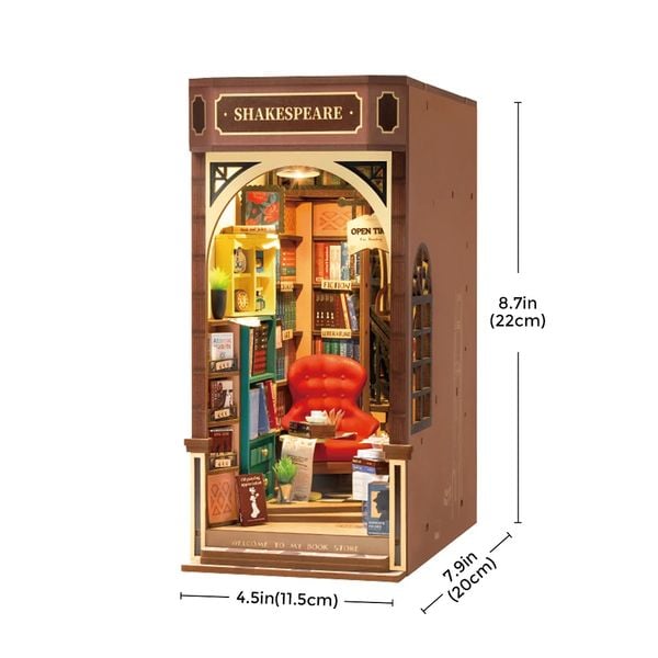 Book Nook DIY Bücherecke Bookstore (Shakespeare)
