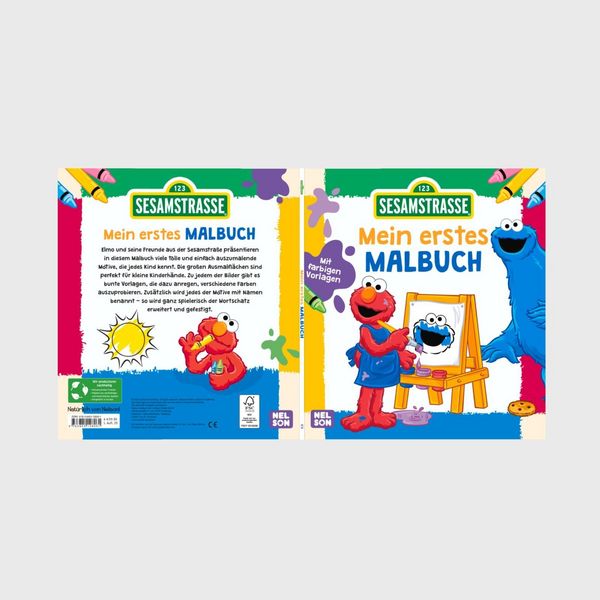 Produktbild: Sesamstra&szlig;e: Mein erstes Malbuch