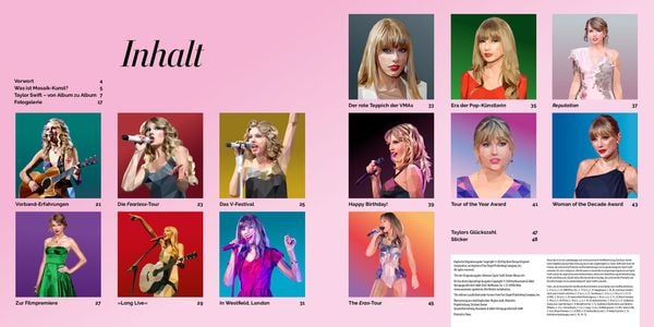 Produktbild: Taylor Swift Mosaik-Stickerbuch I Tribute Edition