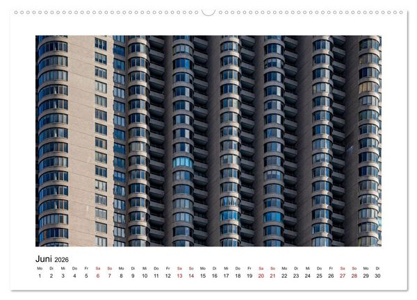 Produktbild: Fassadenpoesie &ndash; Muster & Strukturen aus New York (hochwertiger Premium Wandkalender 2026 DIN A2 quer), Kunstdruck in Hochglanz