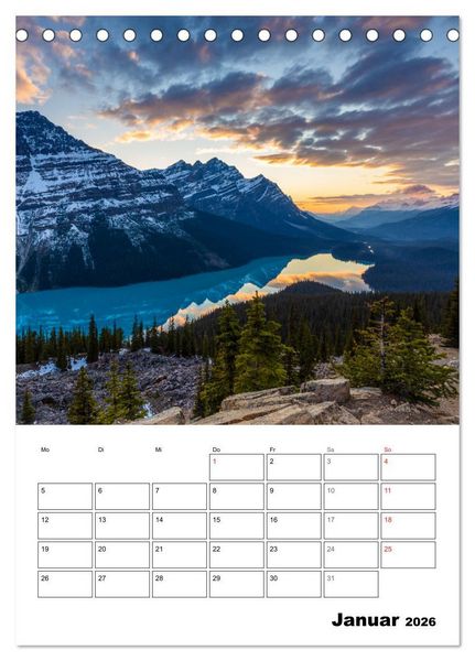 Produktbild: Mein Sch&ouml;nes Kanada (Tischkalender 2026 DIN A5 hoch), CALVENDO Monatskalender
