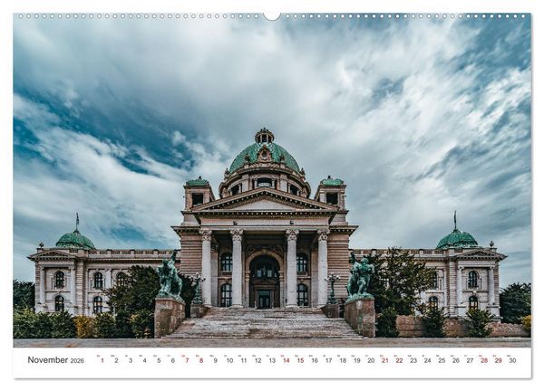 Produktbild: Serbien - Mosaikstein des Balkans (Wandkalender 2026 DIN A2 quer), CALVENDO Monatskalender
