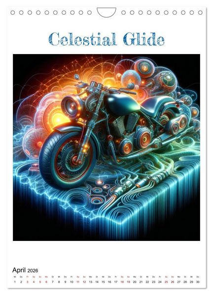 Produktbild: Motorr&auml;der der Zukunft (Wandkalender 2026 DIN A4 hoch), CALVENDO Monatskalender