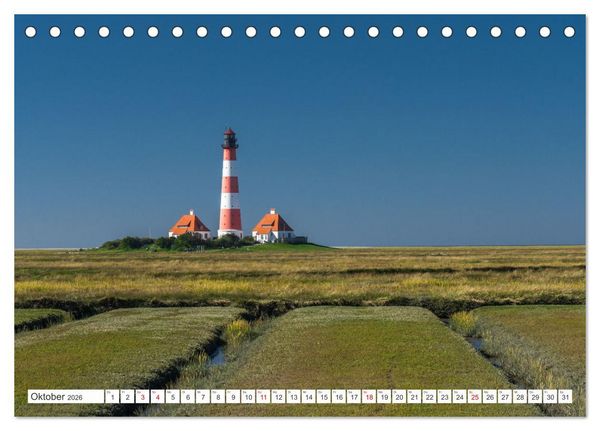 Produktbild: Schleswig-Holstein (Tischkalender 2026 DIN A5 quer), CALVENDO Monatskalender