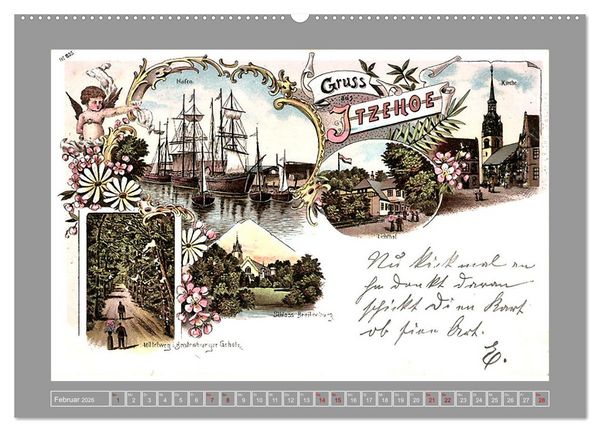 Produktbild: Gru&szlig; aus Itzehoe (hochwertiger Premium Wandkalender 2026 DIN A2 quer), Kunstdruck in Hochglanz