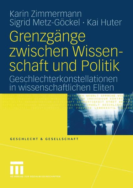 Produktbild: Grenzg&auml;nge zwischen Wissenschaft und Politik