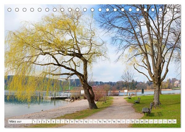 Produktbild: Es is so schee am Tegernsee (Tischkalender 2027 DIN A5 quer), CALVENDO Monatskalender