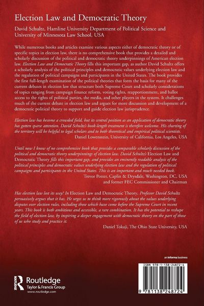 Produktbild: Election Law and Democratic Theory