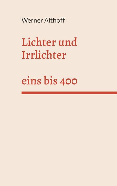 Produktbild: Lichter und Irrlichter