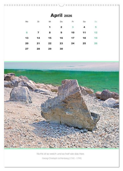 Produktbild: Attraktive Herzmotive 2026 (hochwertiger Premium Wandkalender 2026 DIN A2 hoch), Kunstdruck in Hochglanz
