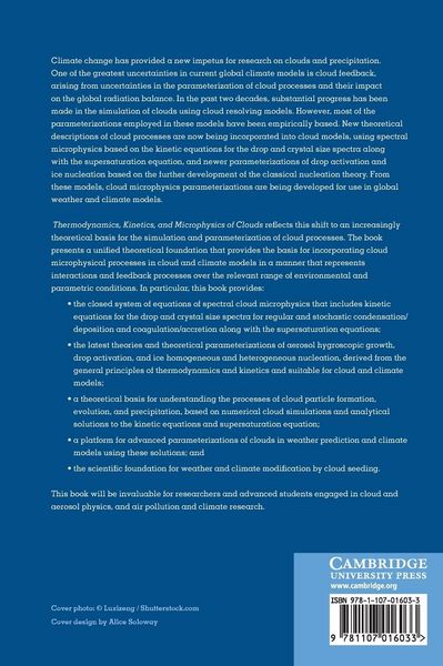 Produktbild: Thermodynamics, Kinetics, and Microphysics of Clouds