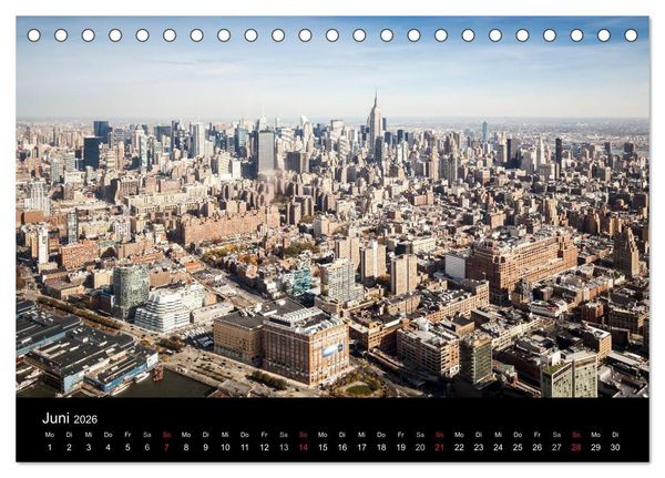 Produktbild: Perspektiven einer Weltstadt - New York (Tischkalender 2026 DIN A5 quer), CALVENDO Monatskalender