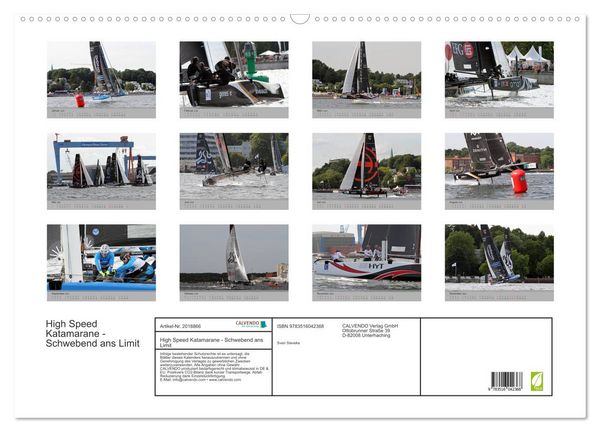 Produktbild: High Speed Katamarane - Schwebend ans Limit (Wandkalender 2026 DIN A2 quer), CALVENDO Monatskalender