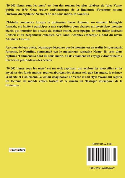 Produktbild: 20 000 lieues sous les mers
