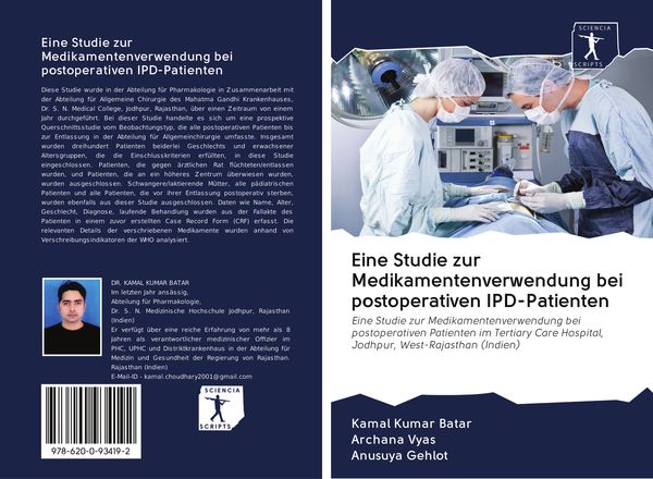 Produktbild: Eine Studie zur Medikamentenverwendung bei postoperativen IPD-Patienten
