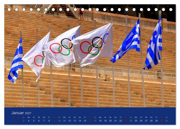 Produktbild: Athen - antik und modern (Tischkalender 2027 DIN A5 quer), CALVENDO Monatskalender