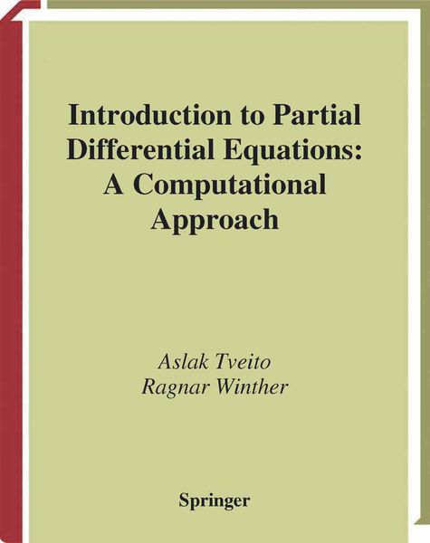 Produktbild: Introduction to Partial Differential Equations