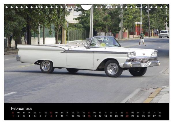 Produktbild: Oldtimertr&auml;ume auf KUBA (Wandkalender 2026 DIN A4 quer), CALVENDO Monatskalender
