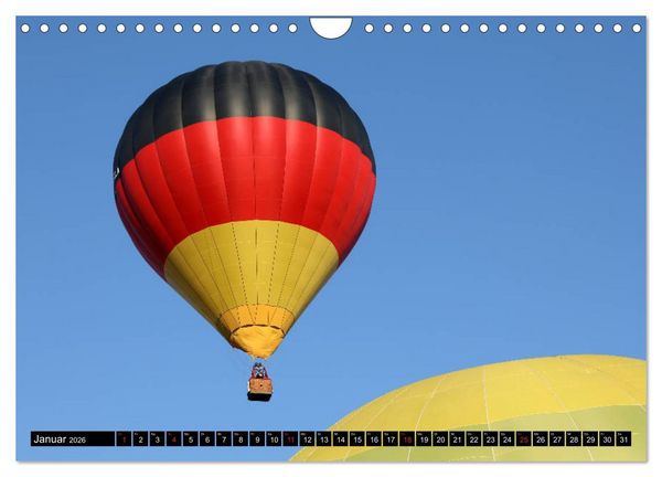 Produktbild: Ballonfahren - Die Stille nach dem Start (Wandkalender 2026 DIN A4 quer), CALVENDO Monatskalender