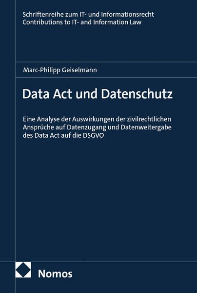 Produktbild: Data Act und Datenschutz