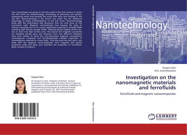 Produktbild: Investigation on the nanomagnetic materials and ferrofluids