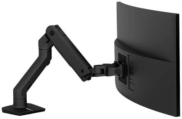 Ergotron HX Arm Desk Mount 1fach Monitor-Tischhalterung 38,1 cm (15') - 124,5 cm (49') Schwarz Drehbar, Höhenverstellbar