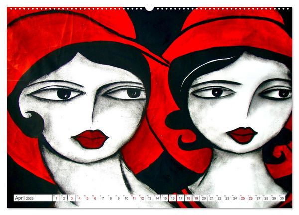 Produktbild: Faces of Cuba - Gesichter Kubas (hochwertiger Premium Wandkalender 2026 DIN A2 quer), Kunstdruck in Hochglanz