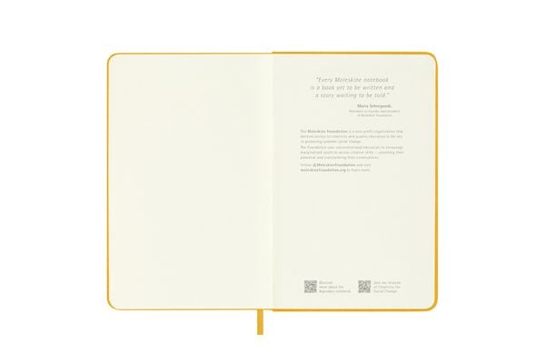 Produktbild: Moleskine Classic Notebook, Pocket, Ruled, Orange Yellow, Silk Hard Cover (3.5 x 5.5)