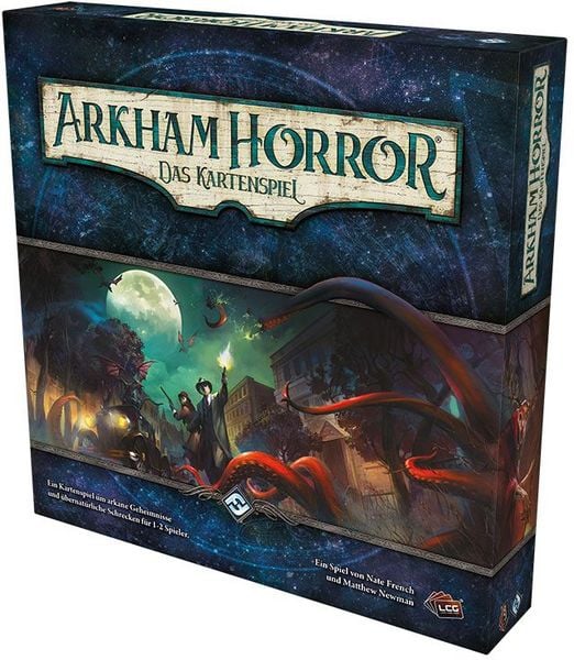 Produktbild: Asmodee FFGD1160 - Arkham Horror, Das Kartenspiel