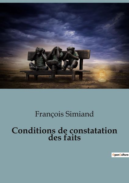 Produktbild: Conditions de constatation des faits
