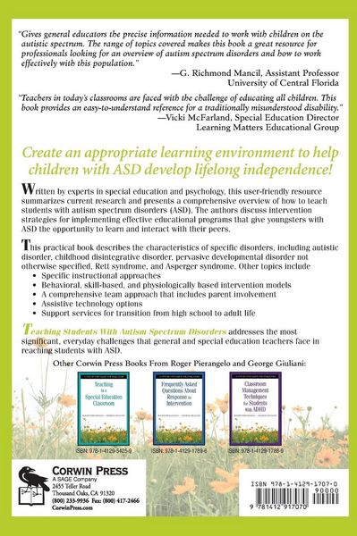 Produktbild: Teaching Students with Autism Spectrum Disorders