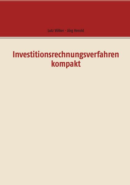Produktbild: Investitionsrechnungsverfahren kompakt