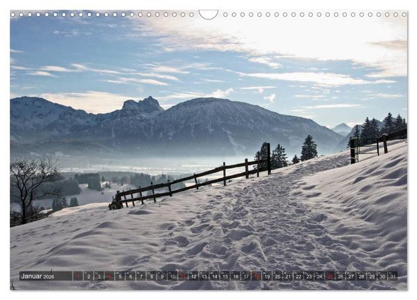 Produktbild: Ein Jahr im Allg&auml;u (Wandkalender 2026 DIN A3 quer), CALVENDO Monatskalender