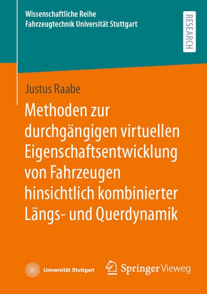 Produktbild: Methoden zur durchg&auml;ngigen virtuellen Eigenschaftsentwicklung von Fahrzeugen hinsichtlich kombinierter L&auml;ngs- und Querdynamik
