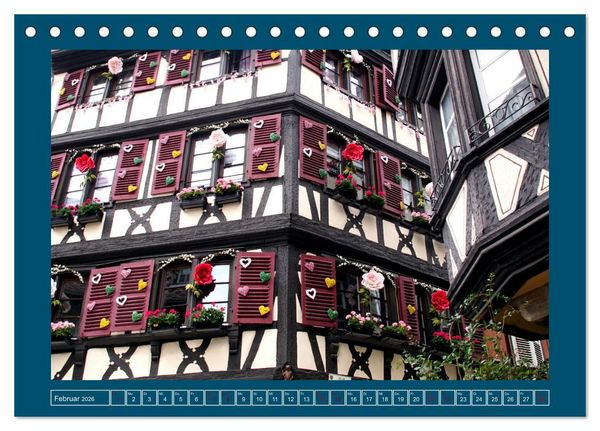 Produktbild: Faszinierendes Elsass (Tischkalender 2026 DIN A5 quer), CALVENDO Monatskalender