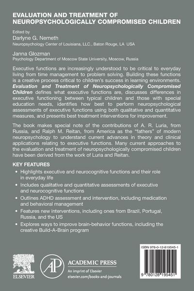 Produktbild: Evaluation and Treatment of Neuropsychologically Compromised Children