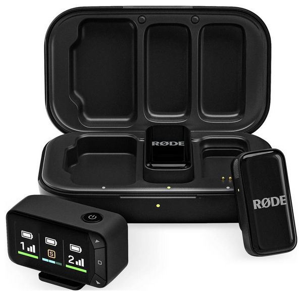 Produktbild: Rode Ansteck Mikrofon-Set Wireless Micro Camera Kit &Uuml;bertragungsart (Details):Funk, Kabellos Blitzschuh-Montage, inkl. Kabel