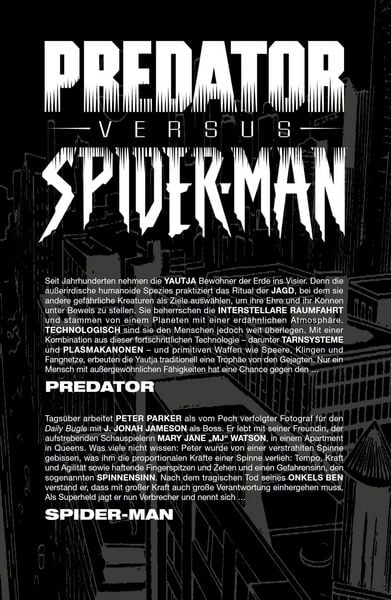 Produktbild: Predator vs. Spider-Man: Jagd auf die Spinne