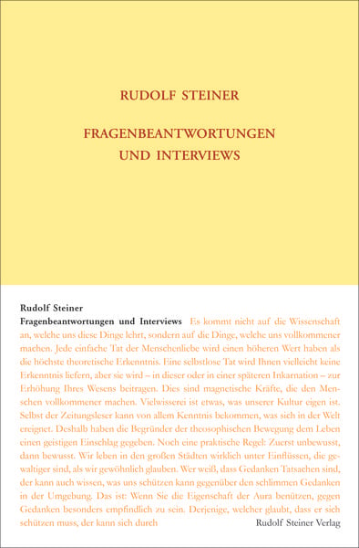Produktbild: Fragenbeantwortungen und Interviews