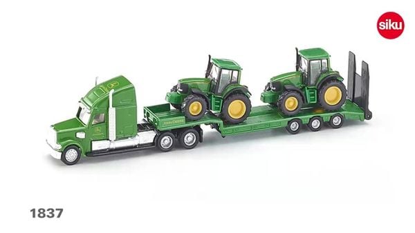 SIKU Farmer - Tieflader mit John Deere Traktoren' kaufen - Spielwaren