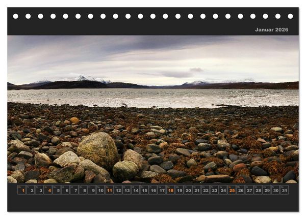 Produktbild: Schottland - Land der Legenden (Tischkalender 2026 DIN A5 quer), CALVENDO Monatskalender