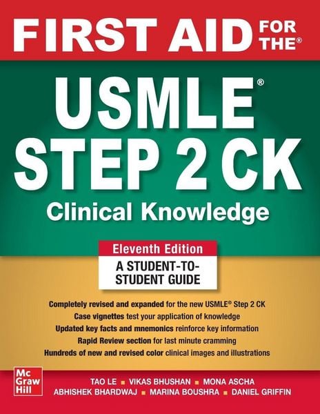 Produktbild: First Aid for the USMLE Step 2 CK, Eleventh Edition