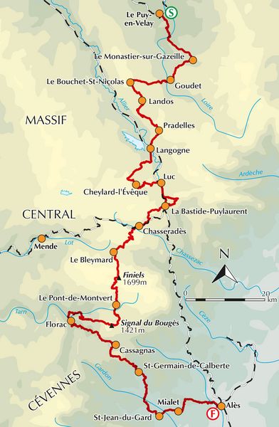 Produktbild: Trekking the Robert Louis Stevenson Trail