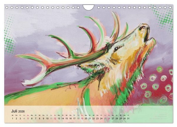 Produktbild: Kunst-Kalender von Stefanie Rogge (Wandkalender 2026 DIN A4 quer), CALVENDO Monatskalender