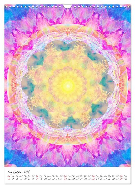 Produktbild: MANDALA COMPOSITIONS (Wall Calendar 2026 DIN A3 portrait), CALVENDO 12 Month Wall Calendar